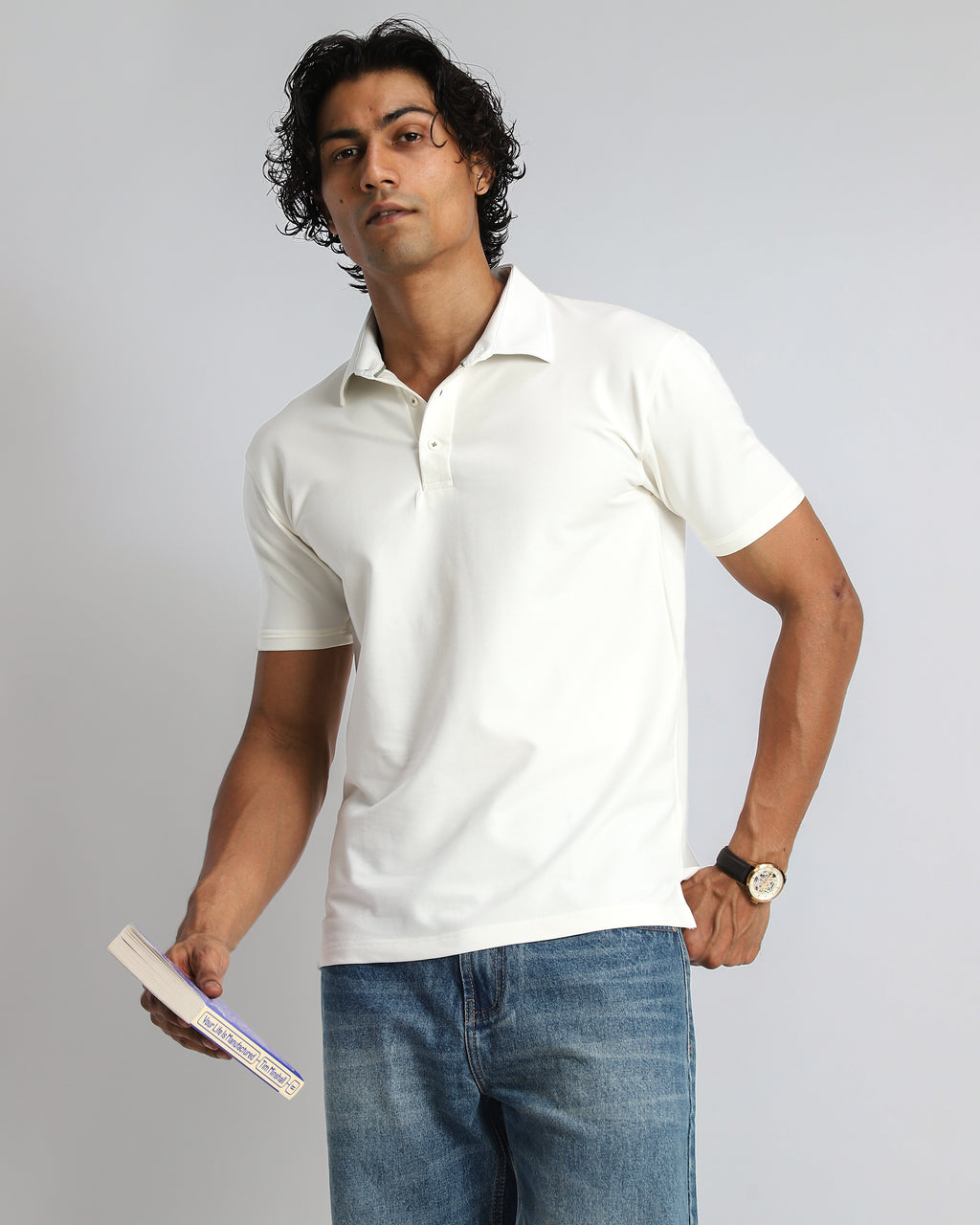 EverSharp Polo - No Ironing Needed - Butter Shirt Collar