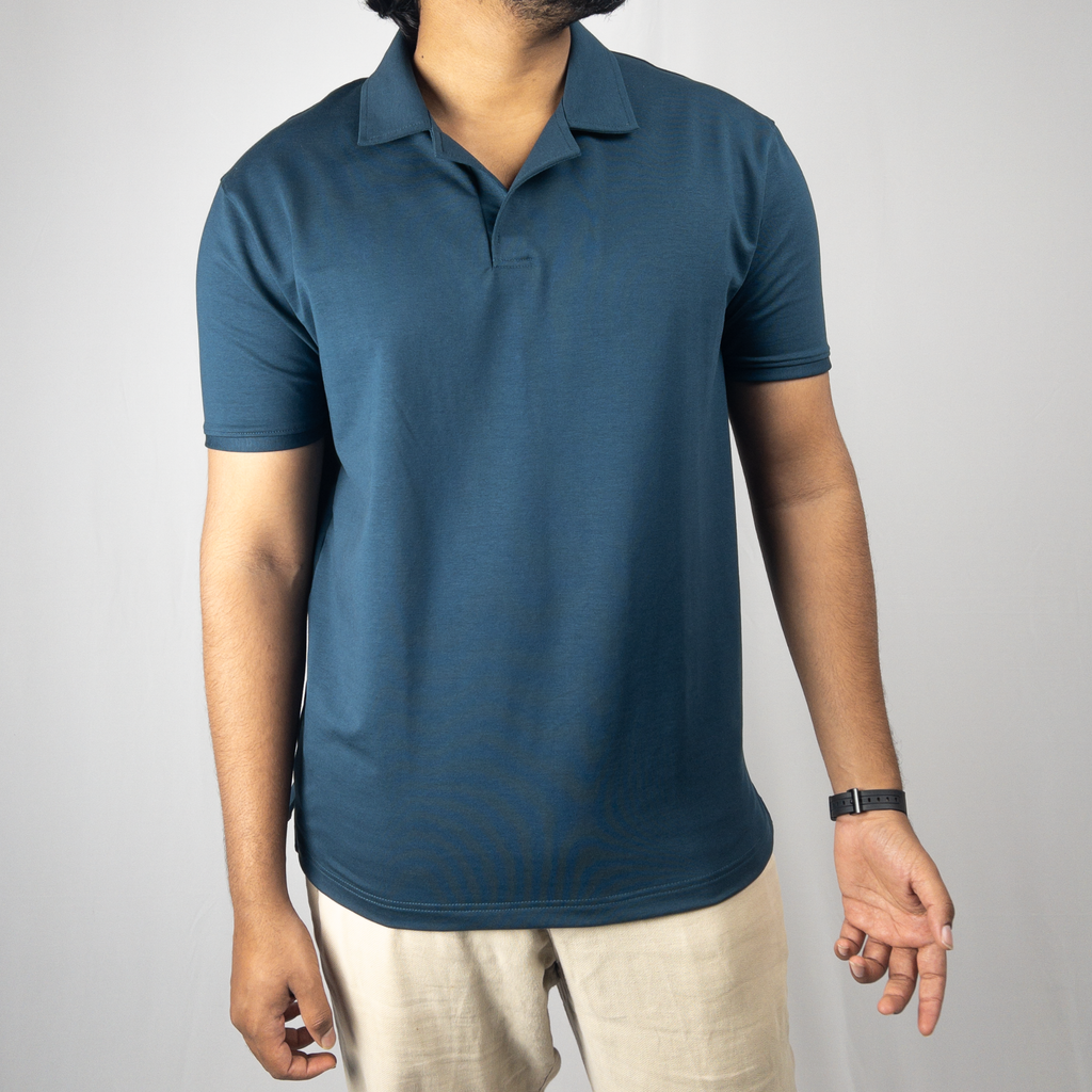 Airforce Cuban- Collar Polo