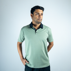 Dual Tone Nautica-Black Shirt-Collar Polo