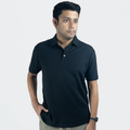 Aerotex Textured Polo - Black Shirt-Collar
