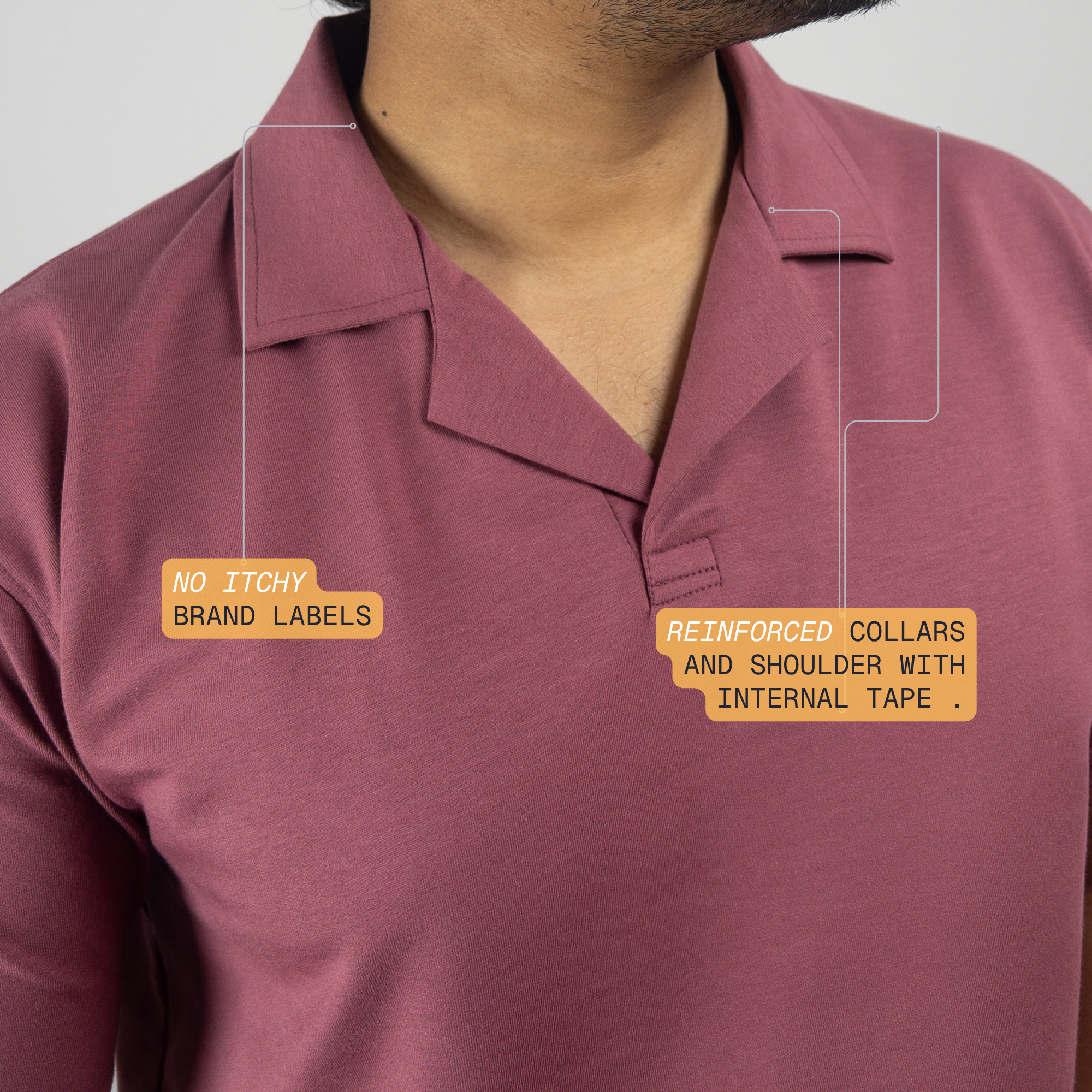 Rosewood Cuban- Collar Polo
