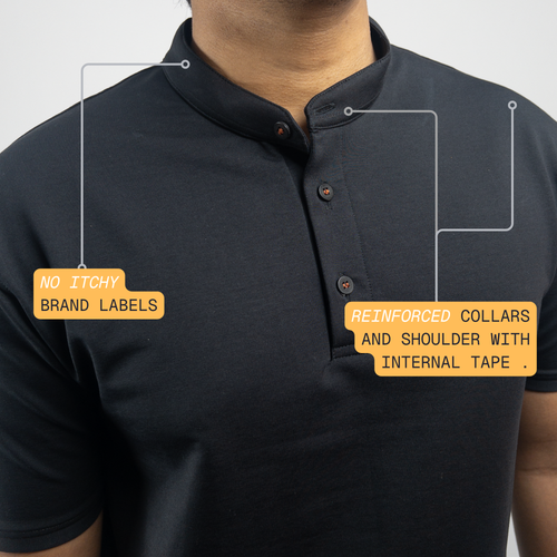 Black Mandarin Polo