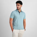 Sage Shirt-Collar Polo