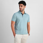 Sage Shirt-Collar Polo