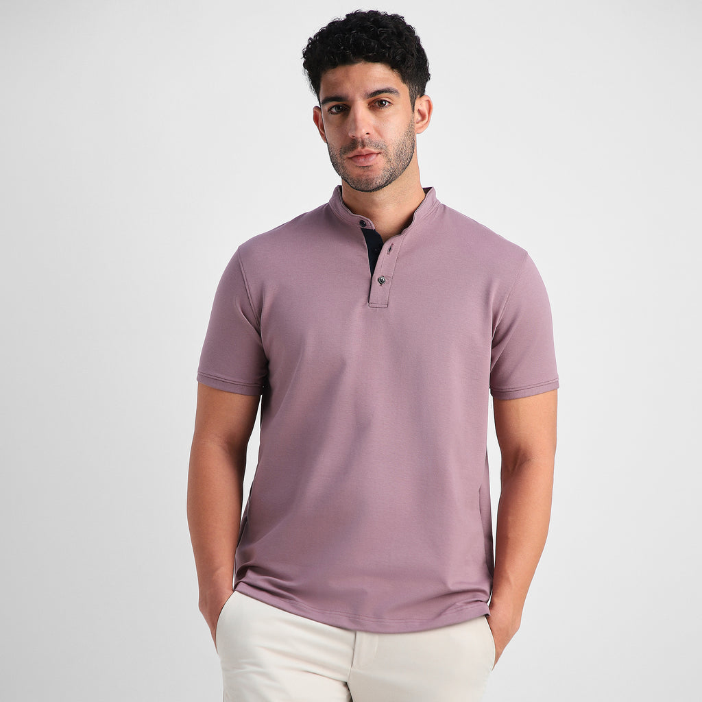 Mauve Mandarin Polo