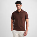 Coffee Quarter-Zip Polo