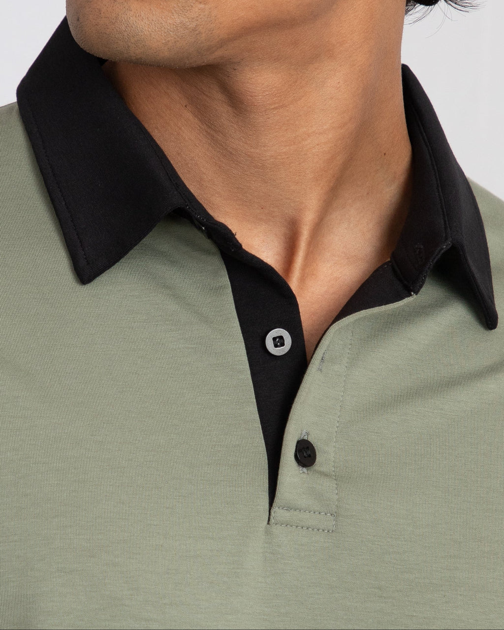 EverSharp Polo - No Ironing Needed - Nautica + Black Shirt-Collar