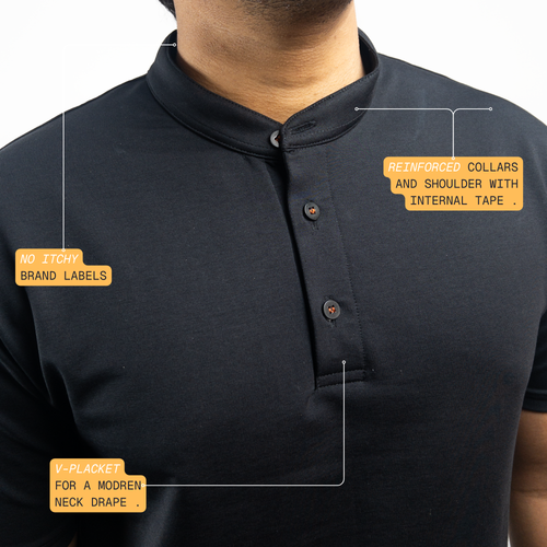 Black Mandarin Polo