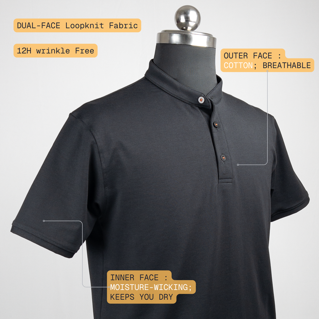 Black Mandarin Polo