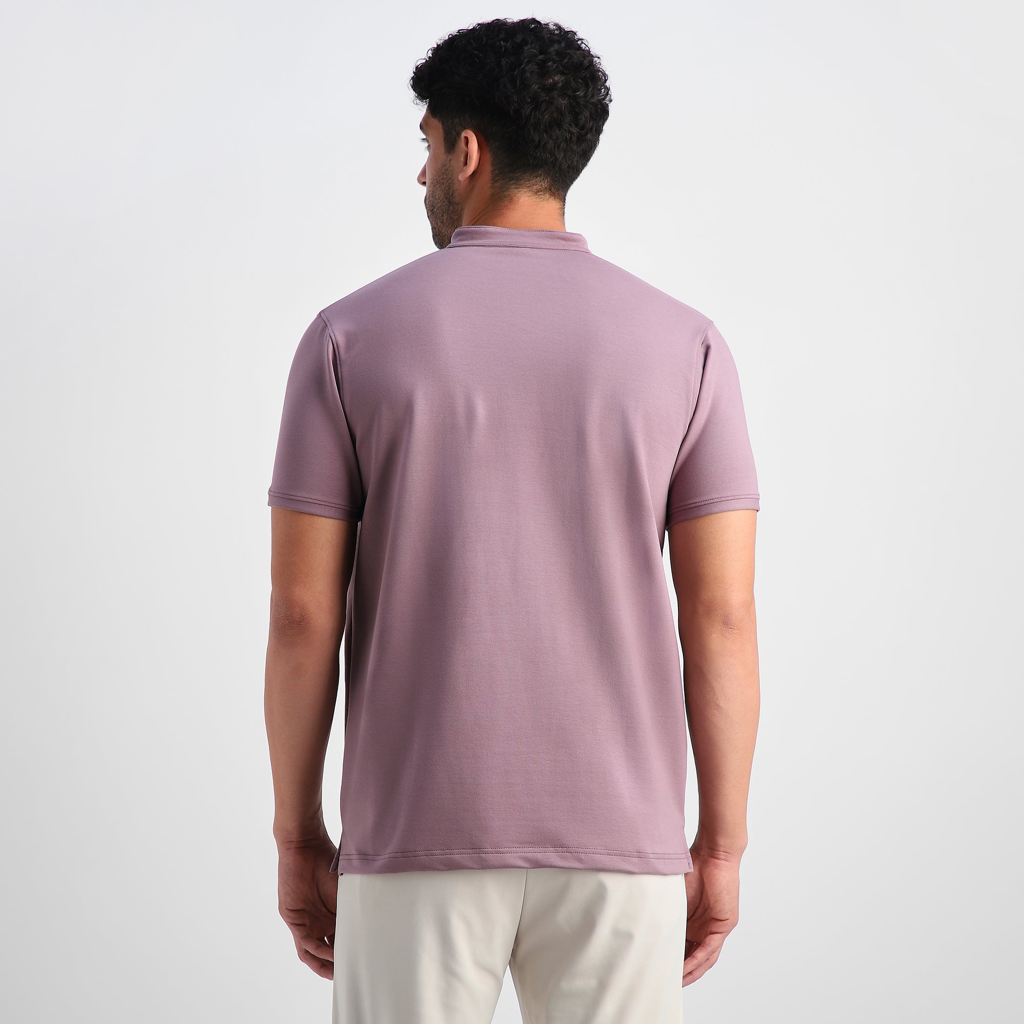 Mauve Mandarin Polo