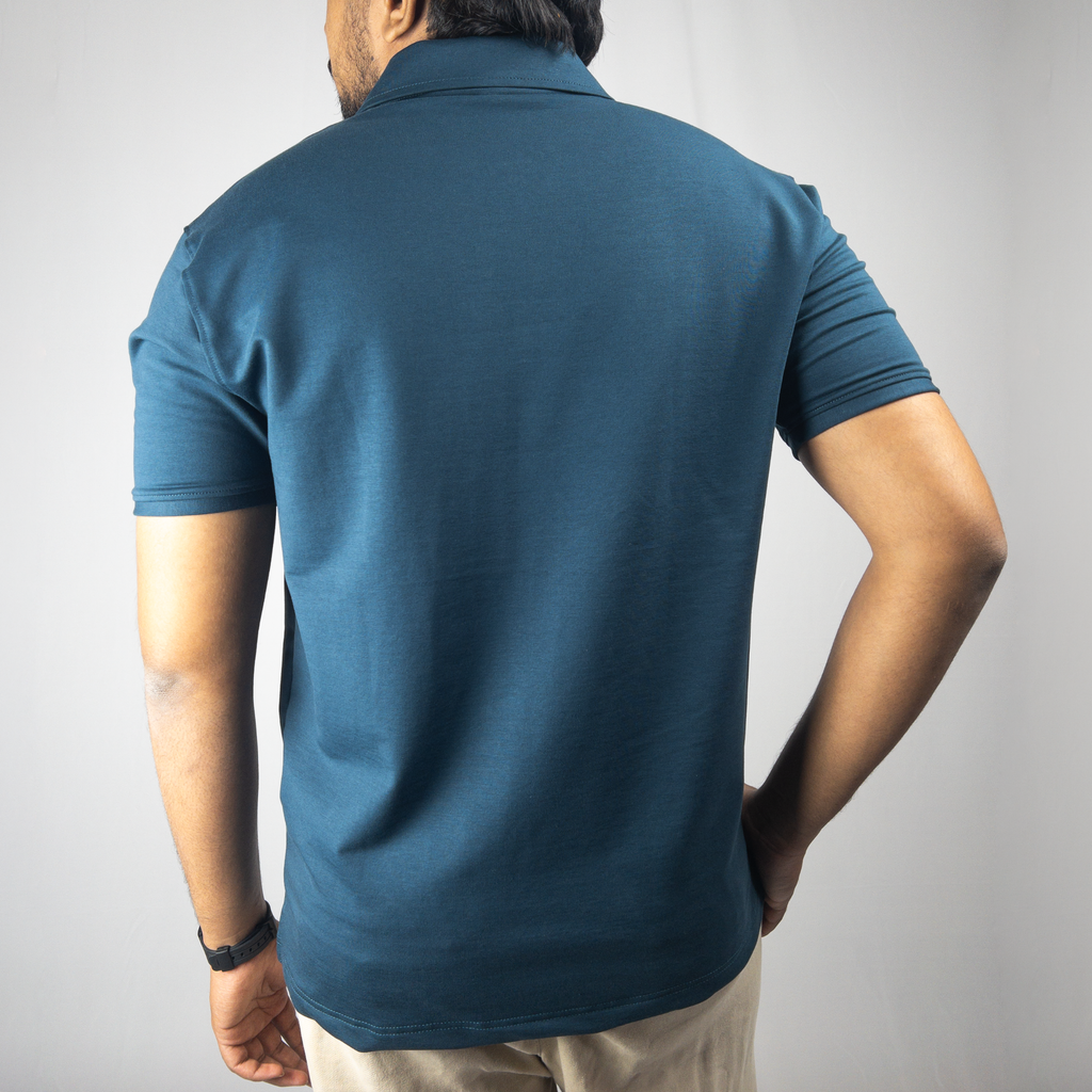 Airforce Cuban- Collar Polo