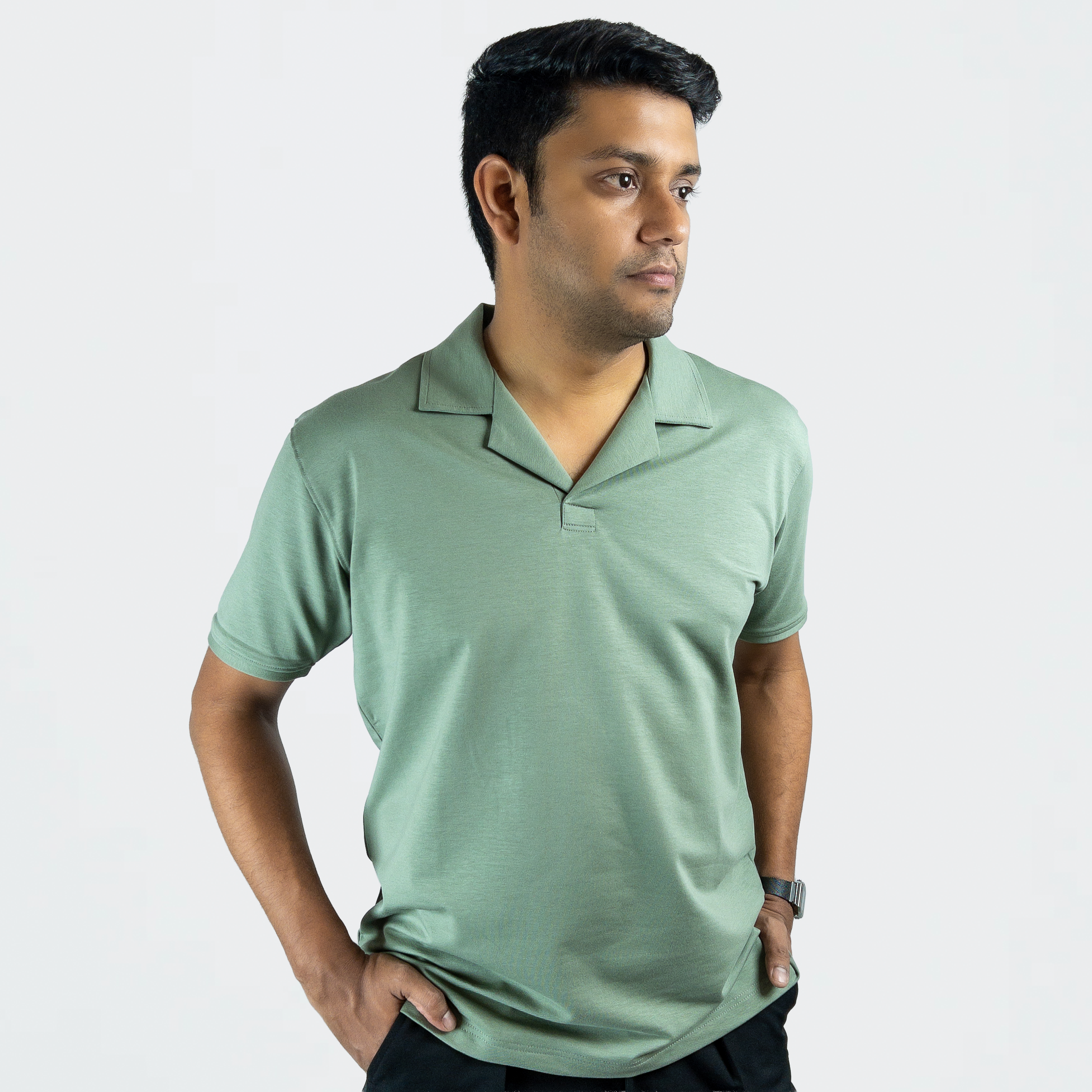 EverSharp Polo - No Ironing Needed - Nautica Cuban Collar