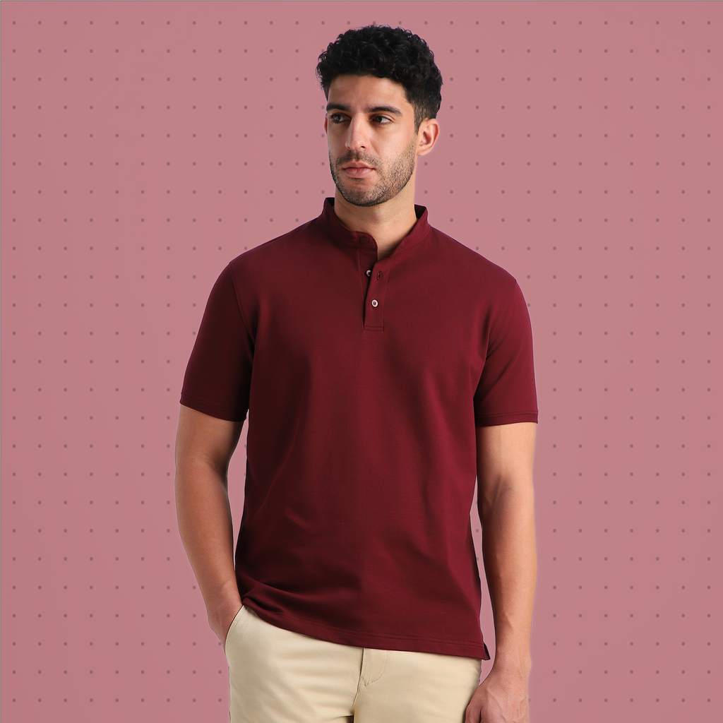 Mauve Mandarin Polo