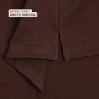 Coffee Quarter-Zip Polo