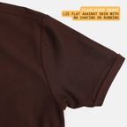 Coffee Quarter-Zip Polo