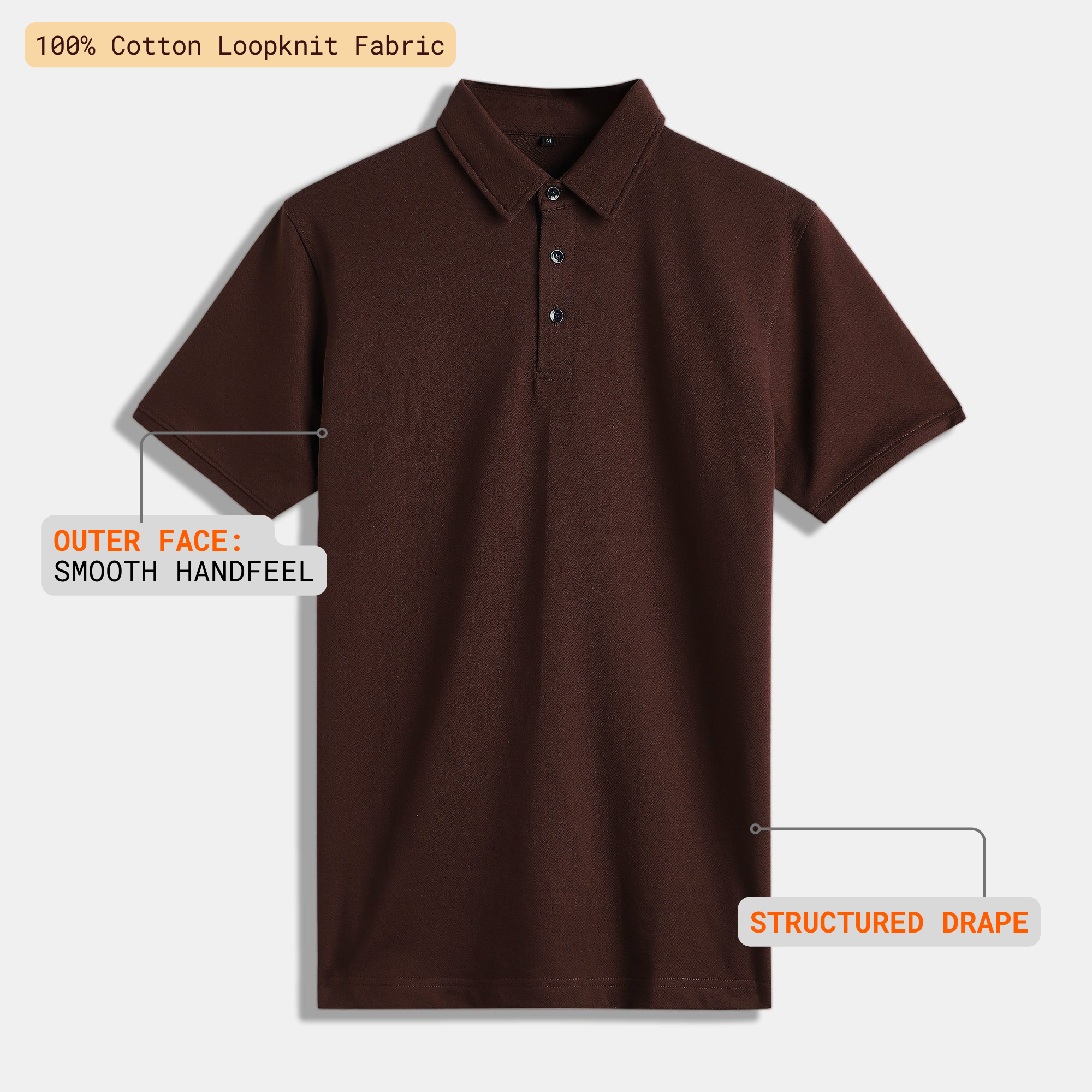 Coffee Shirt-Collar Polo