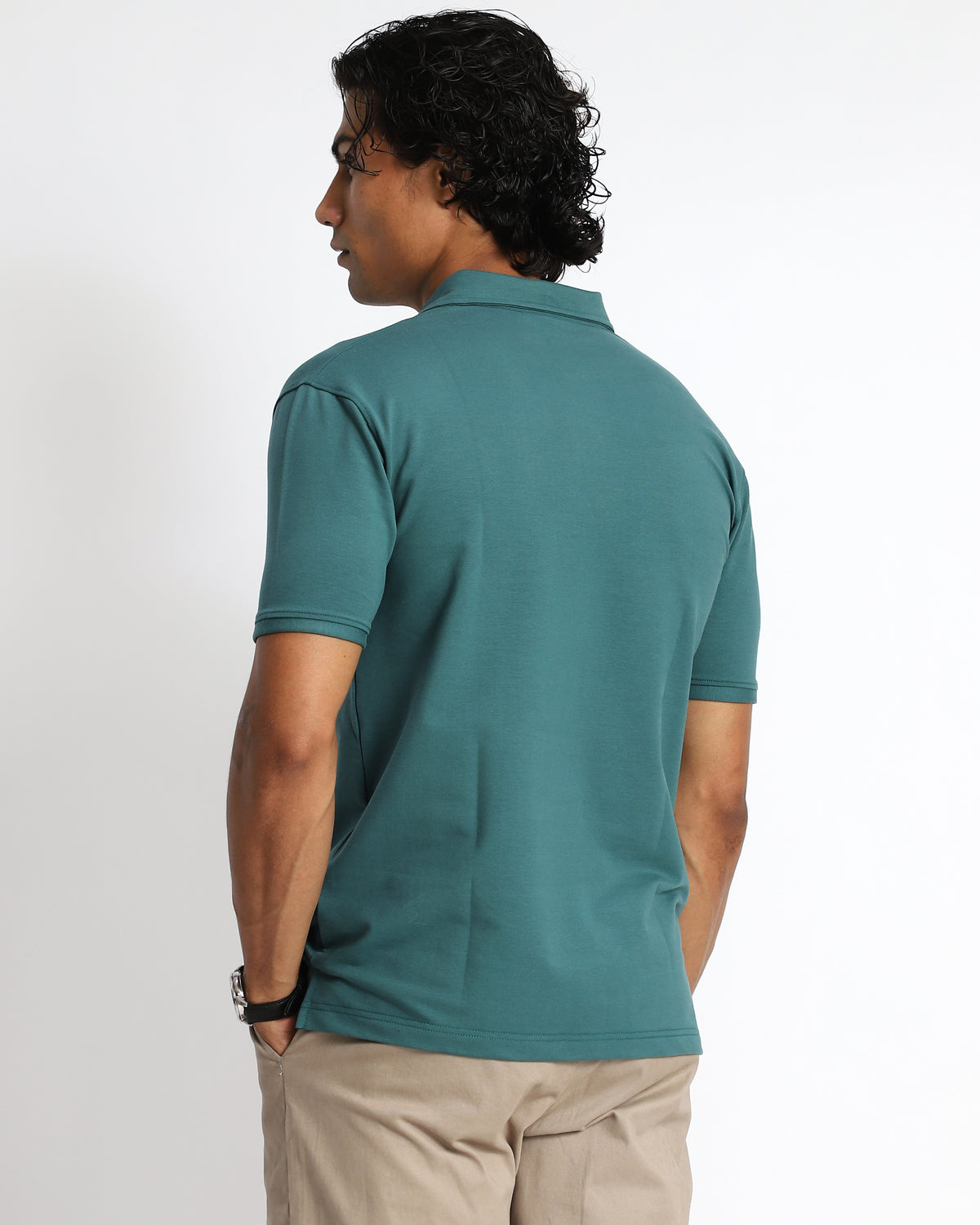 EverSharp Polo - No Ironing Needed - Emerald Shirt-Collar