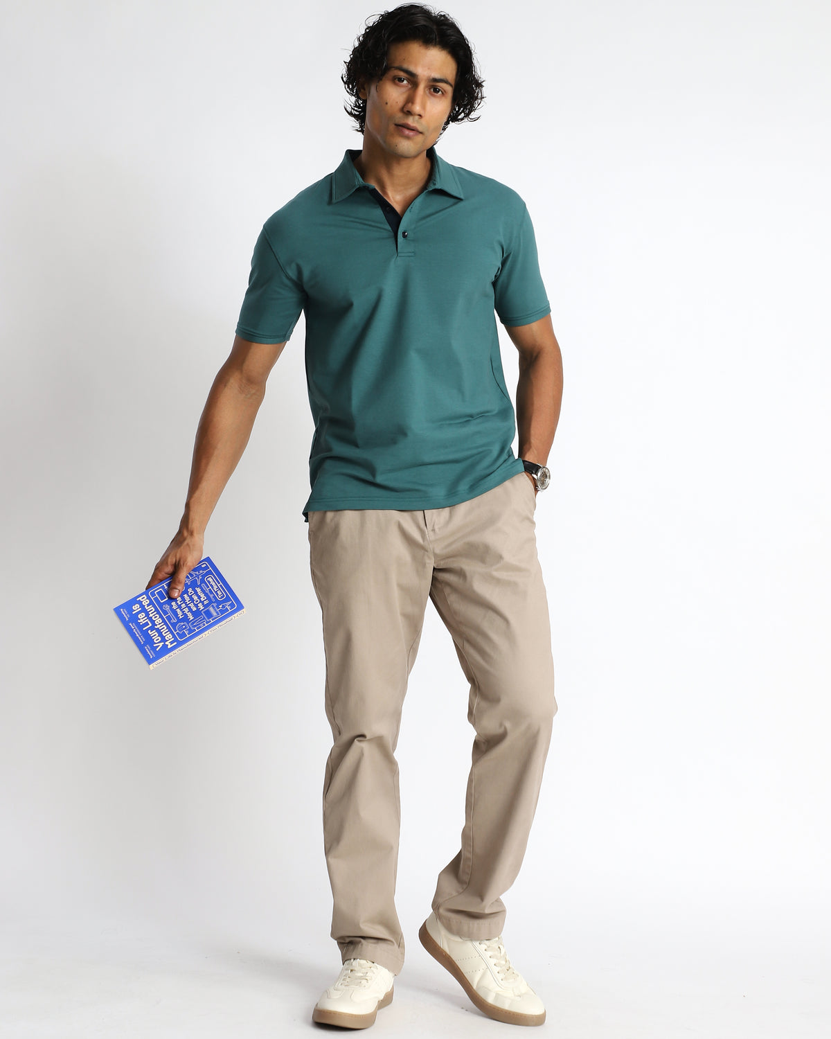 EverSharp Polo - No Ironing Needed - Emerald Shirt-Collar