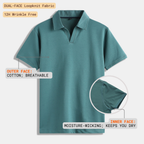 Emerald V-Neck Polo