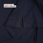 Navy Shirt-Collar Polo