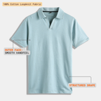 Sage V-Neck Polo
