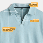 Sage V-Neck Polo