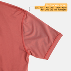 Salmon Flat-Collar Polo