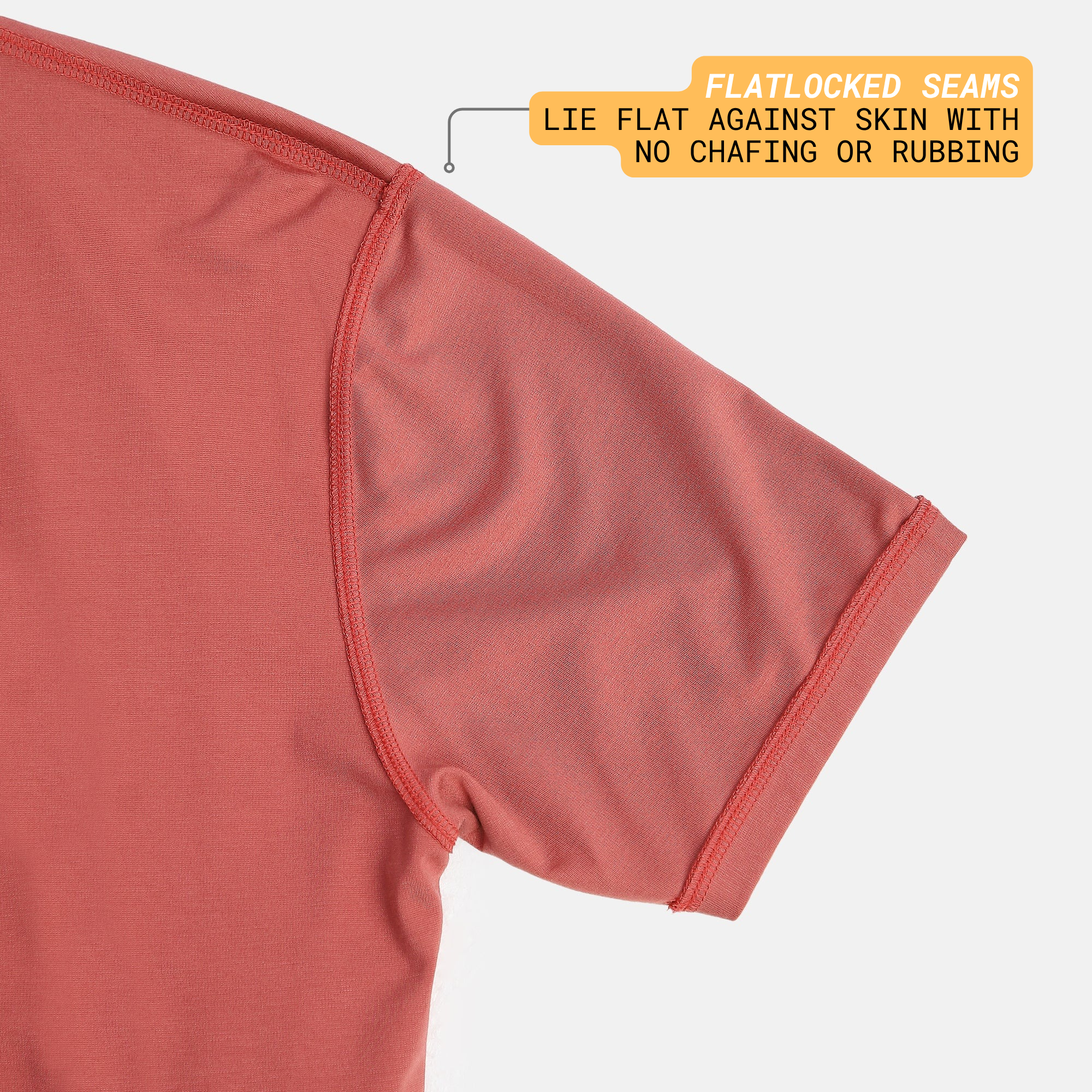 Salmon Flat-Collar Polo