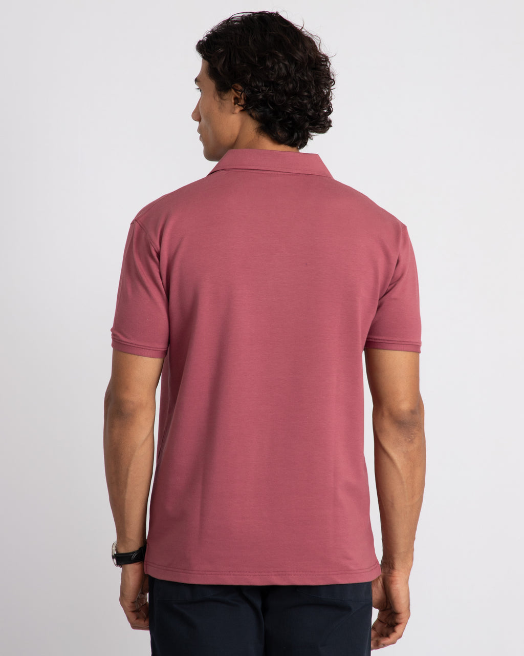 EverSharp Polo - No Ironing Needed - Rosewood Cuban Collar