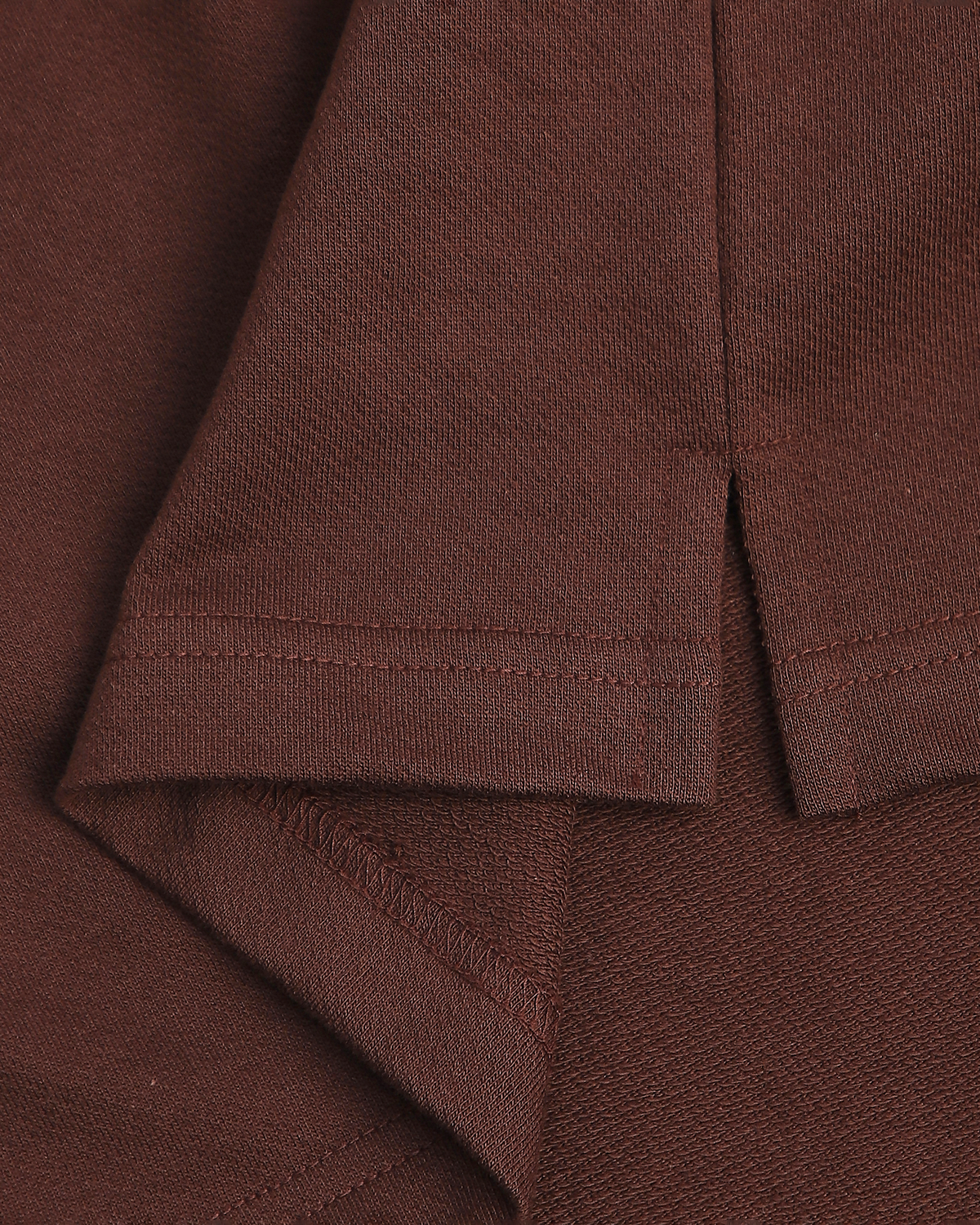SoftForm Polo - Casual Comfort - Coffee Mandarin Collar
