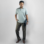 Aerotex Textured Polo - Concrete Shirt-Collar