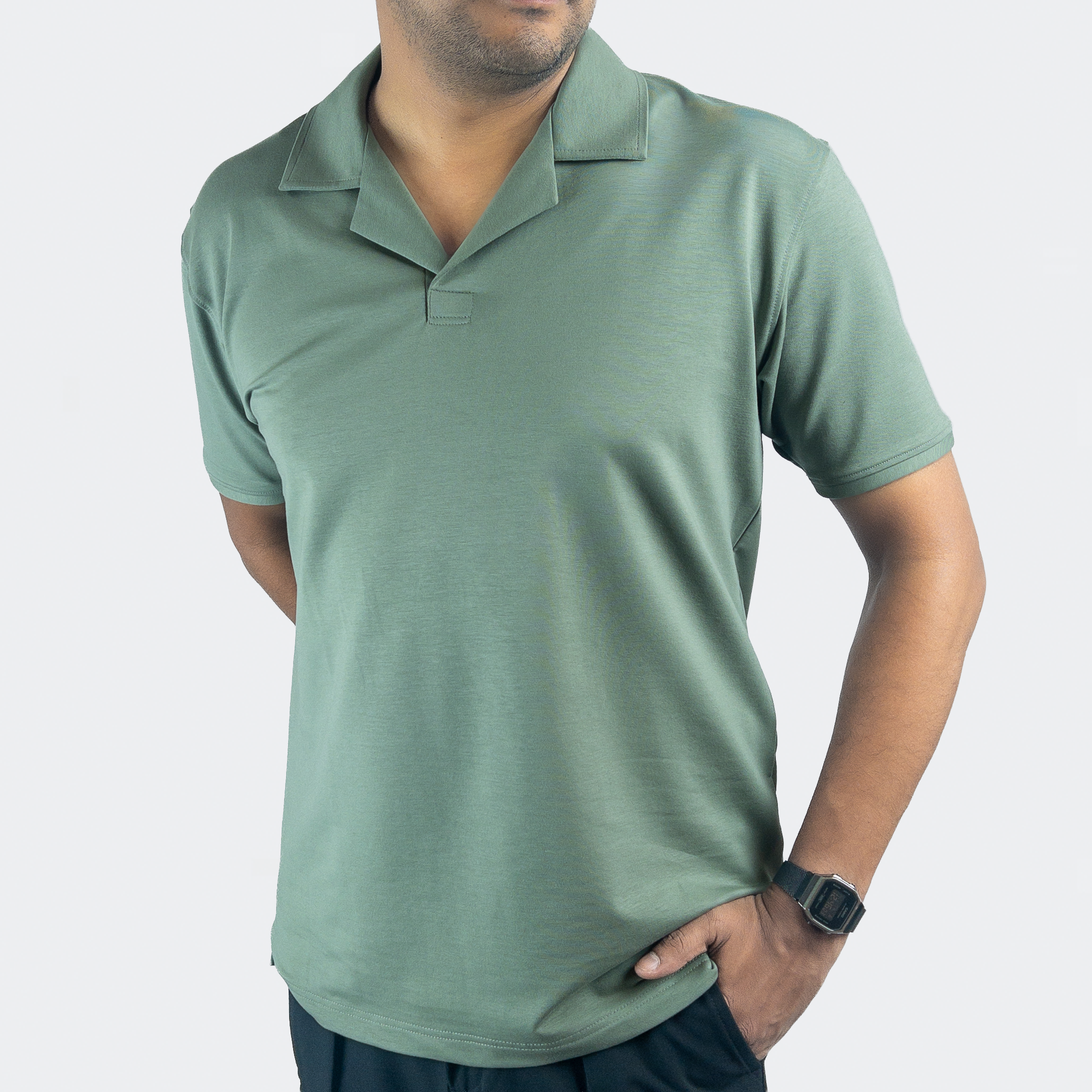EverSharp Polo - No Ironing Needed - Nautica Cuban Collar