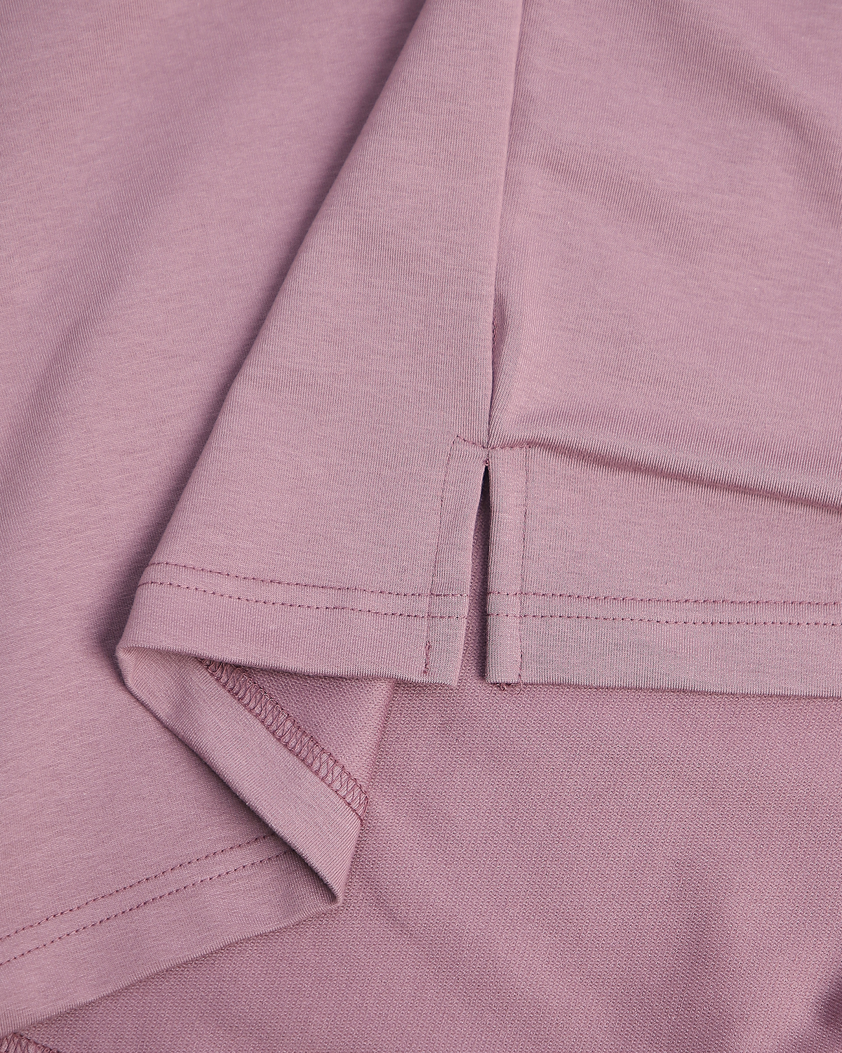 EverSharp Polo - No Ironing Needed - Mauve Quarter-Zip Collar