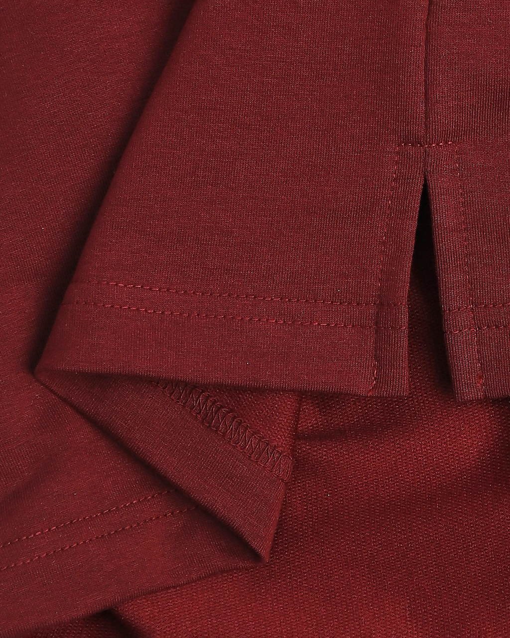 EverSharp Polo - No Ironing Needed - Burgundy Mandarin Collar