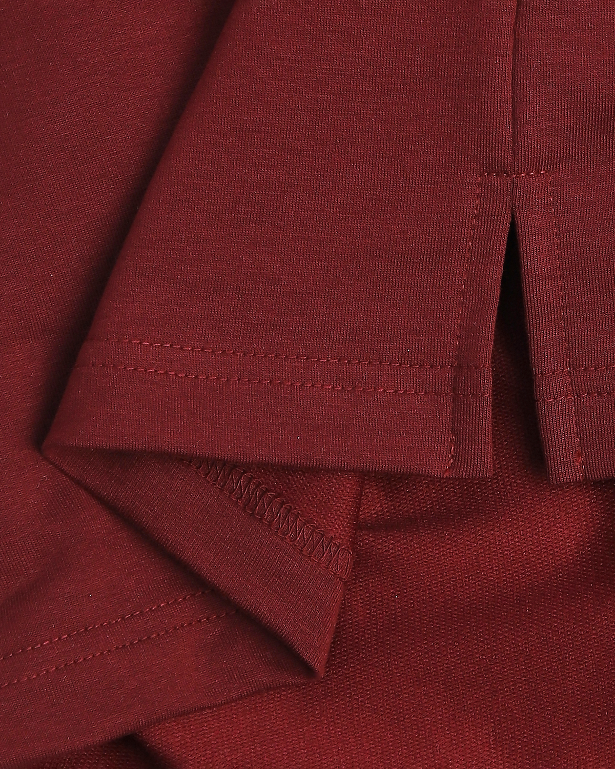 EverSharp Polo - No Ironing Needed - Burgundy Mandarin Collar