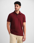 EverSharp Polo - No Ironing Needed - Burgundy Shirt-Collar