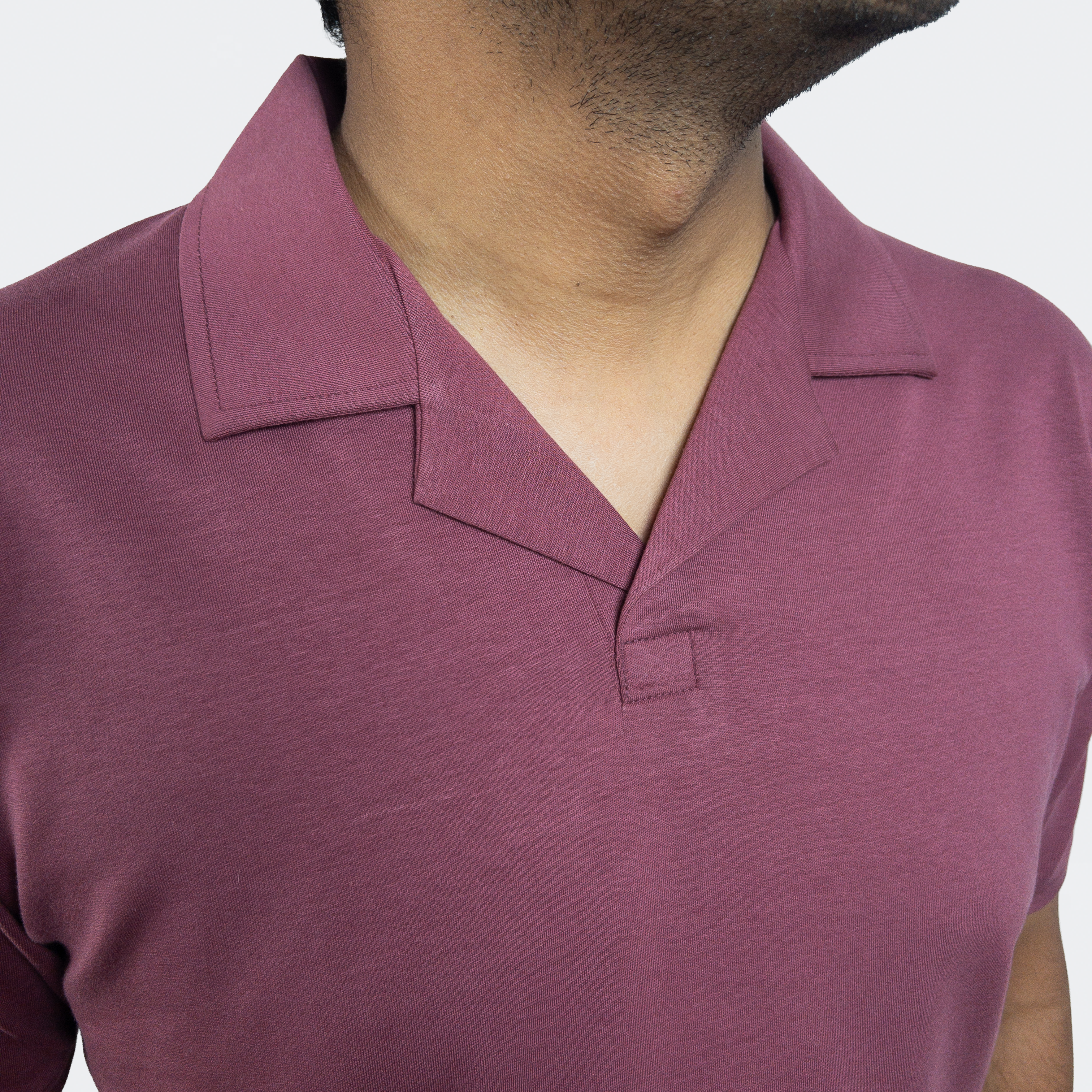 EverSharp Polo - No Ironing Needed - Rosewood Cuban Collar