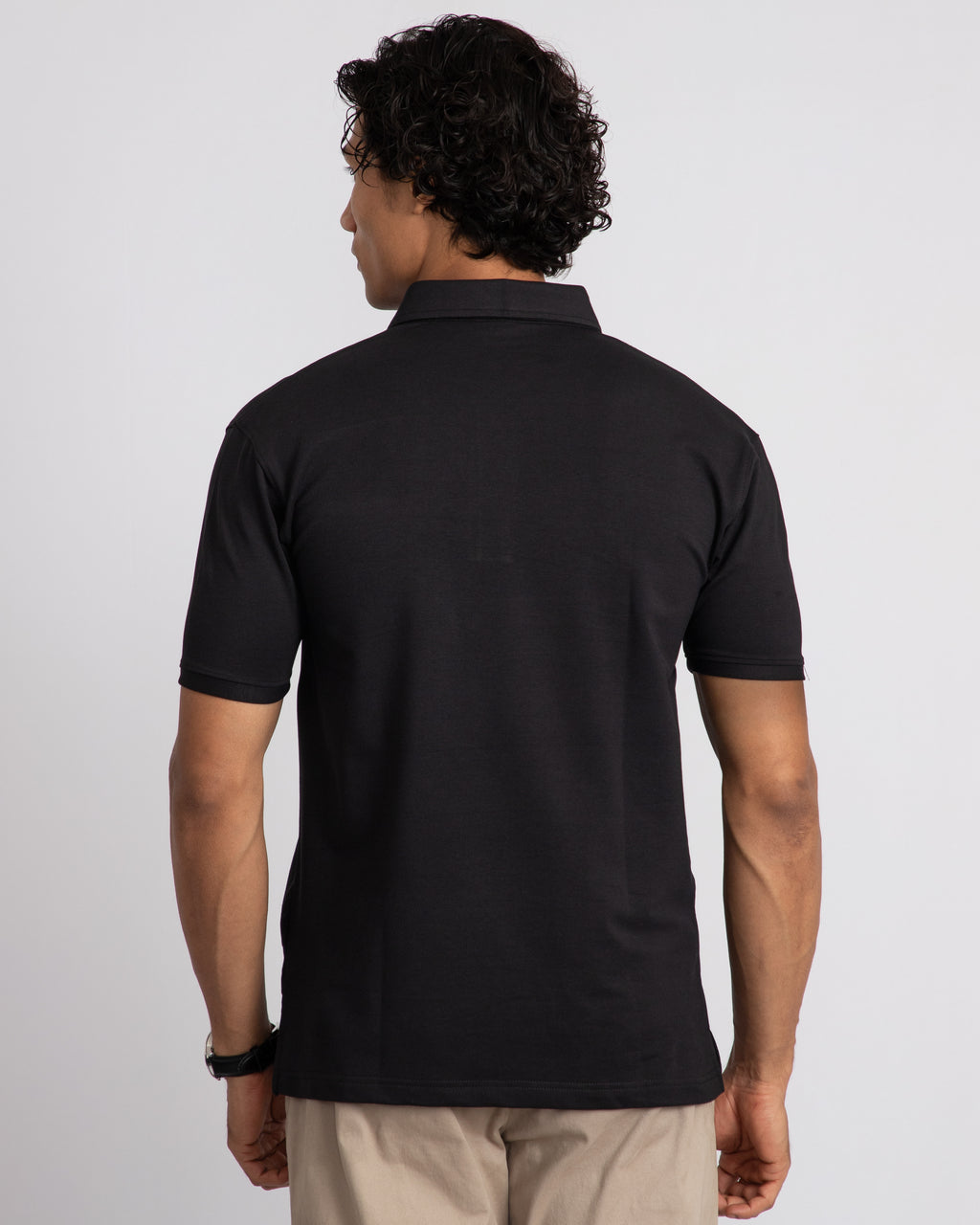 EverSharp Polo - No Ironing Needed - Black Shirt-Collar