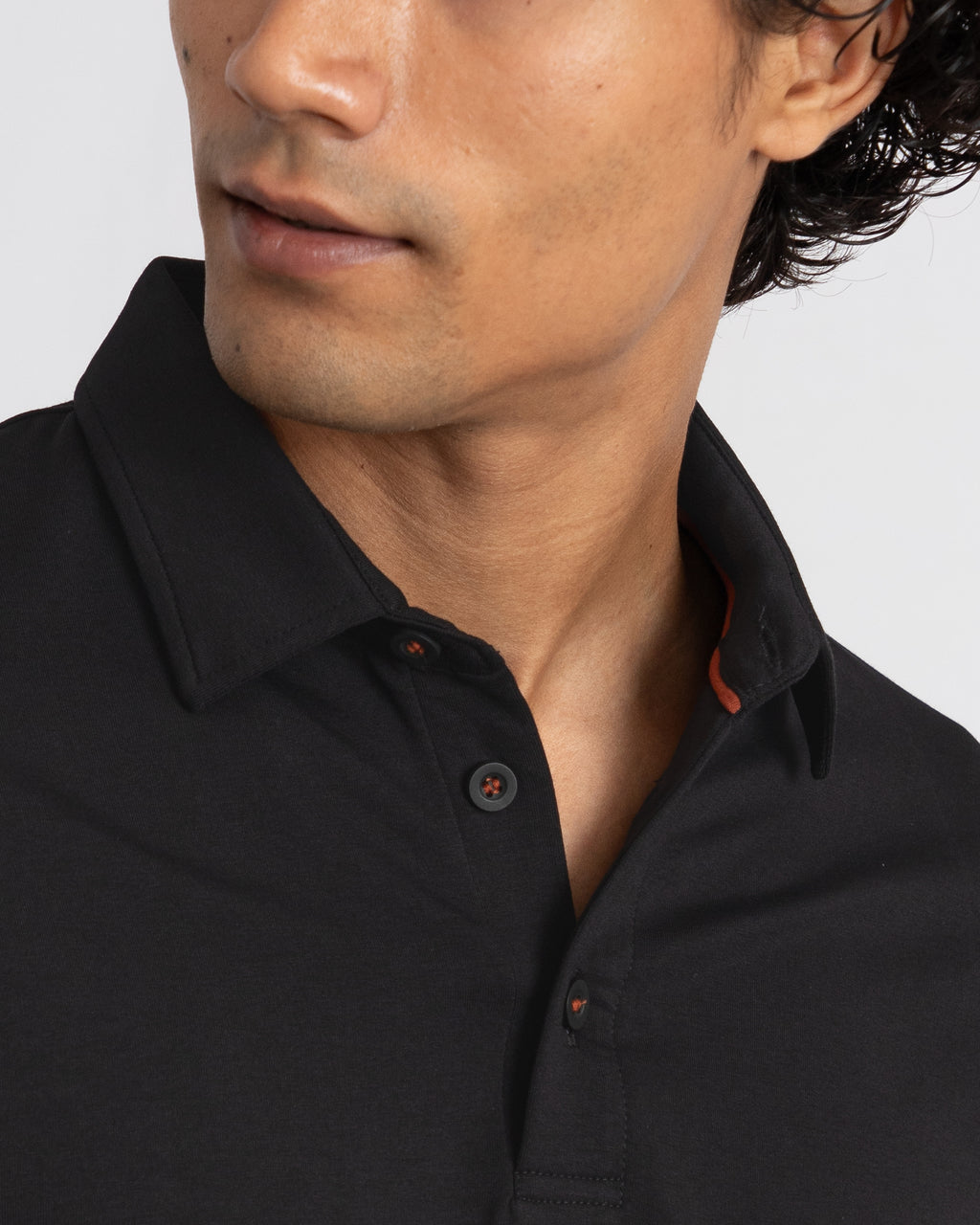 EverSharp Polo - No Ironing Needed - Black Shirt-Collar