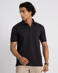 EverSharp Polo - No Ironing Needed - Black Shirt-Collar
