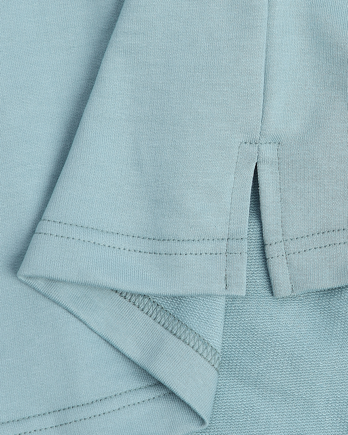 SoftForm Polo - Casual Comfort - Sage Quarter-Zip Collar
